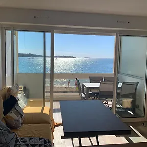 T3 Les Pieds Dans L'eau, Plage Du Cros, Vue Mer Appartement